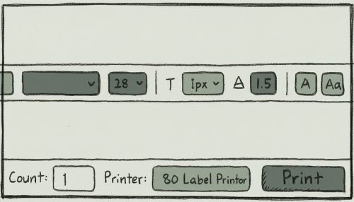 Batch printing workflow with CSV import